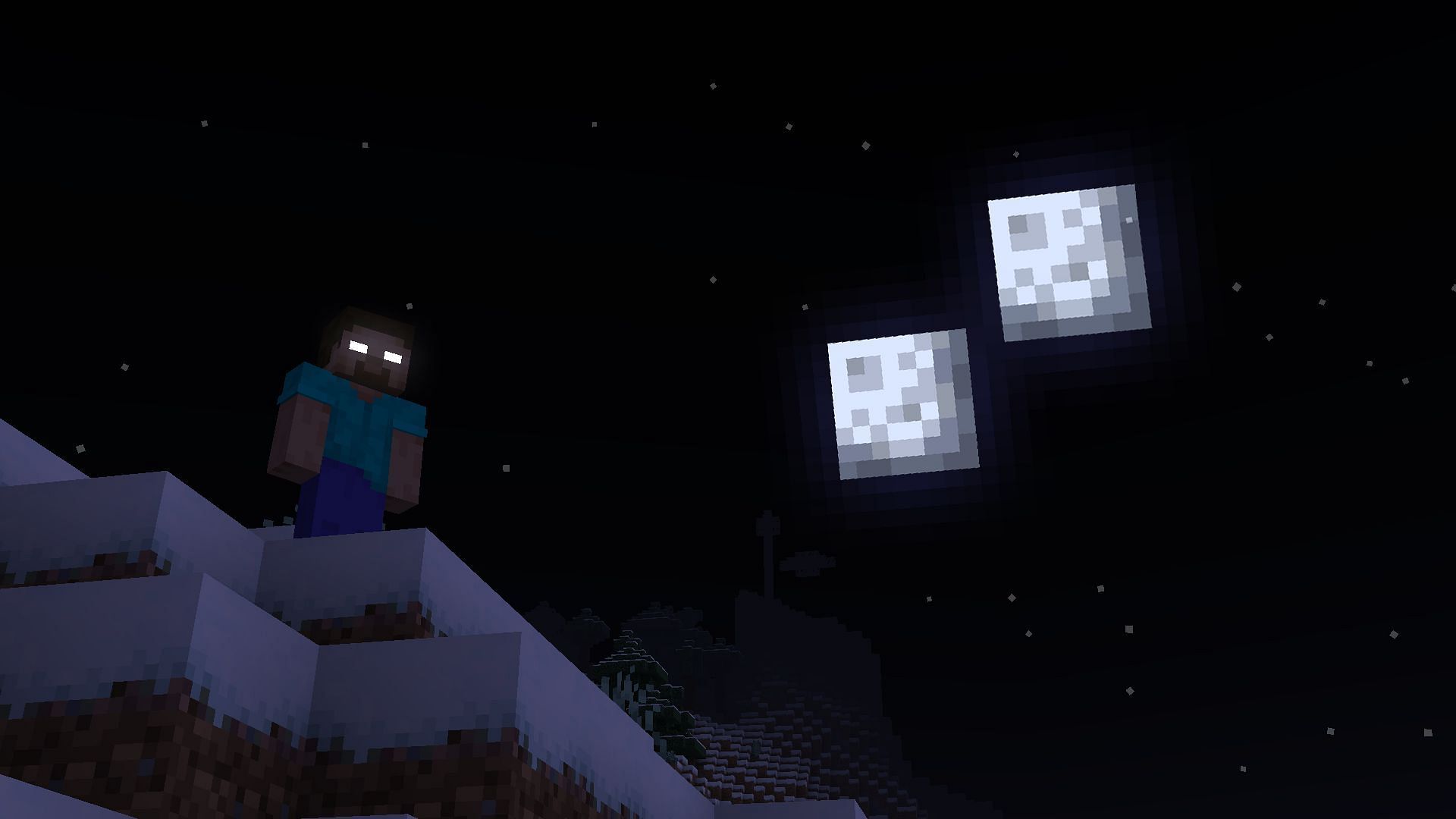 From the Fog adds the popular Herobrine to Minecraft (Image via CurseForge/LunarEclipseStudios)